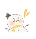 ゆきのゆきだるま リアクション（個別スタンプ：8）