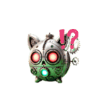 猫ロボットギアフィのスチームスマイル」（個別スタンプ：11）