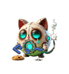 猫ロボットギアフィのスチームスマイル」（個別スタンプ：13）