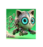 猫ロボットギアフィのスチームスマイル」（個別スタンプ：23）