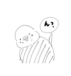 白黒インコ日常スタンプ(いつでも使える)（個別スタンプ：16）