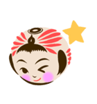 Yotta ネオ伝統こけし 花子 第1弾（個別スタンプ：3）