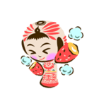 Yotta ネオ伝統こけし 花子 第1弾（個別スタンプ：10）