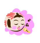 Yotta ネオ伝統こけし 花子 第1弾（個別スタンプ：17）
