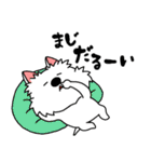 ゆるいウエスティ(春)（個別スタンプ：4）