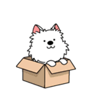 ゆるいウエスティ(春)（個別スタンプ：15）