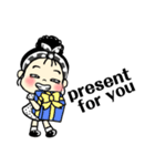 レトロな娘子スタンプ（個別スタンプ：25）