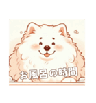 「もふもふサモエドのことば」（個別スタンプ：18）