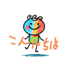 親子のラクガキ（個別スタンプ：1）