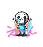 親子のラクガキ（個別スタンプ：5）