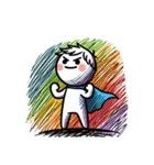 親子のラクガキ（個別スタンプ：18）