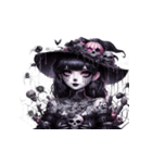 クモ女 - 期待に満ちた目（個別スタンプ：17）