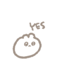 ちいさくてしろいの（個別スタンプ：18）