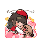『らこぽん＆みらいちゃん』スタンプ（個別スタンプ：12）