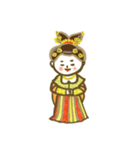 【文字なし】中国唐代スタンプ-hitom（個別スタンプ：5）