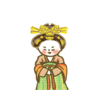 【文字なし】中国唐代スタンプ-hitom（個別スタンプ：8）