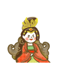 【文字なし】中国唐代スタンプ-hitom（個別スタンプ：18）