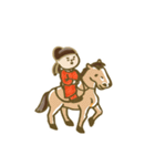 【文字なし】中国唐代スタンプ-hitom（個別スタンプ：40）