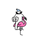 ほわいとなほもさぴえんす（個別スタンプ：14）