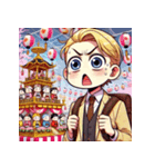 ひな祭りびっくり万国びっくり（個別スタンプ：2）