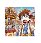 ひな祭りびっくり万国びっくり（個別スタンプ：6）