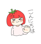 春と言えばいちご！いちごちゃんスタンプ！（個別スタンプ：3）