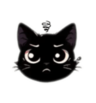 黒猫にゃんにゃんスタンプ（個別スタンプ：3）