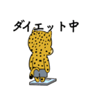 チーターのビーチレース（個別スタンプ：4）