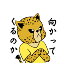 チーターのビーチレース（個別スタンプ：19）