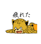 チーターのビーチレース（個別スタンプ：20）