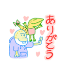 でこぽんとマーガレットちゃん（個別スタンプ：8）