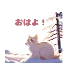 ちいさいねこのご挨拶冬（個別スタンプ：15）