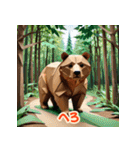 クマの気分ステッカー（個別スタンプ：14）