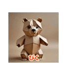クマの気分ステッカー（個別スタンプ：21）