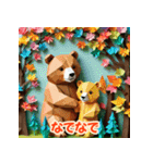 クマの気分ステッカー（個別スタンプ：34）