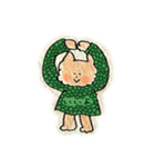 茶ねこ②(返事/応援/ほめ/甘え/喜怒哀楽)（個別スタンプ：1）