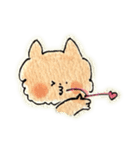 茶ねこ②(返事/応援/ほめ/甘え/喜怒哀楽)（個別スタンプ：7）