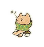 茶ねこ②(返事/応援/ほめ/甘え/喜怒哀楽)（個別スタンプ：21）