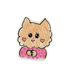 茶ねこ②(返事/応援/ほめ/甘え/喜怒哀楽)（個別スタンプ：37）