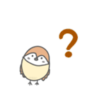 すずめのシンプル日常会話（個別スタンプ：10）