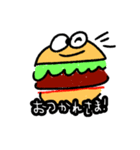 ハンバーガー日常スタンプ(＆MAYDINER)（個別スタンプ：1）