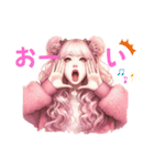 pink花（個別スタンプ：5）