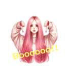 pink花（個別スタンプ：7）
