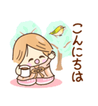 ☆元気で笑顔☆春の敬語スタンプ（個別スタンプ：2）