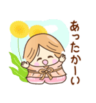 ☆元気で笑顔☆春の敬語スタンプ（個別スタンプ：7）