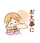 ☆元気で笑顔☆春の敬語スタンプ（個別スタンプ：16）