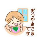 ☆元気で笑顔☆春の敬語スタンプ（個別スタンプ：17）