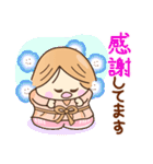 ☆元気で笑顔☆春の敬語スタンプ（個別スタンプ：24）