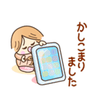 ☆元気で笑顔☆春の敬語スタンプ（個別スタンプ：34）
