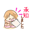 ☆元気で笑顔☆春の敬語スタンプ（個別スタンプ：35）